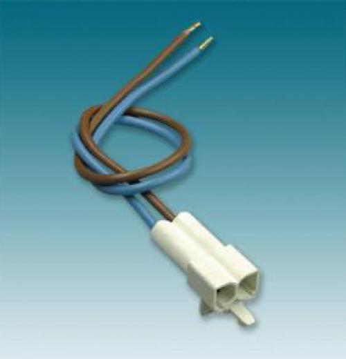 CONECTOR 2 POLOS TIPO PLUG FEMEA C/CABO